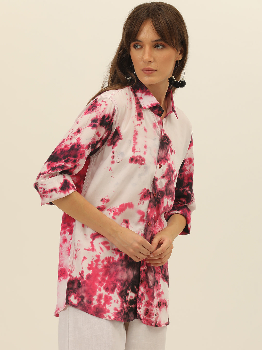 Sustainable Hand Tie Dye Women Shirt