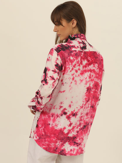 Sustainable Hand Tie Dye Women Shirt