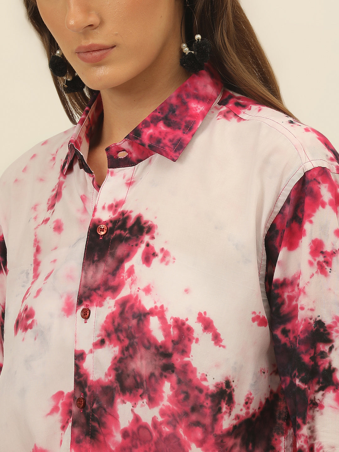 Sustainable Hand Tie Dye Women Shirt