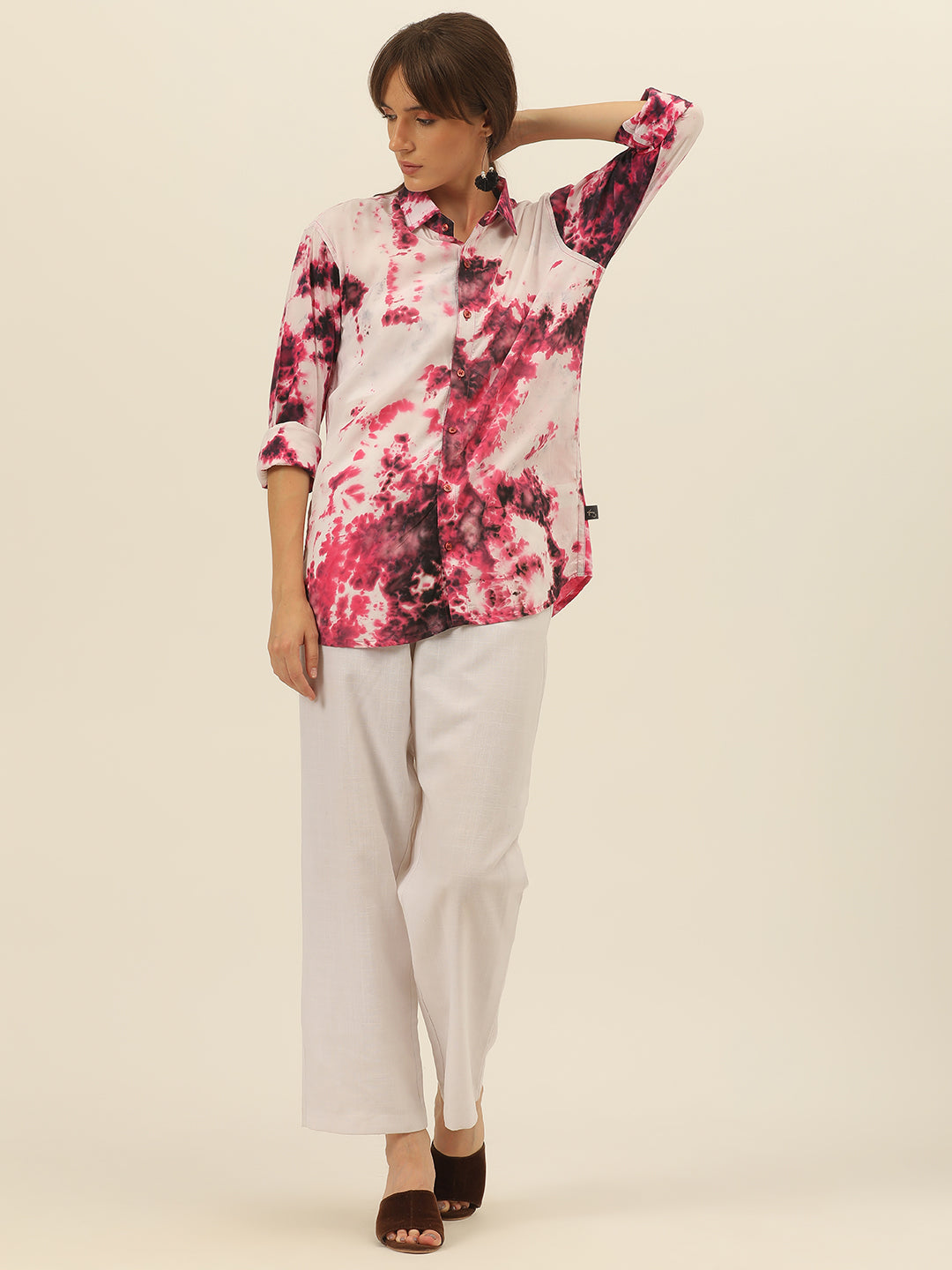 Sustainable Hand Tie Dye Women Shirt