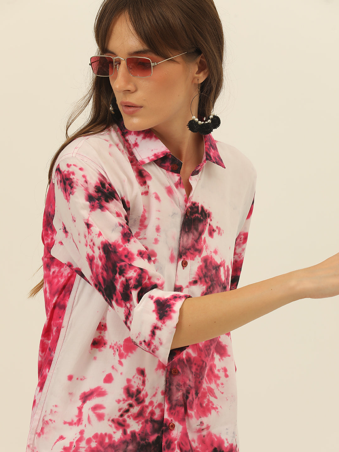 Sustainable Hand Tie Dye Women Shirt