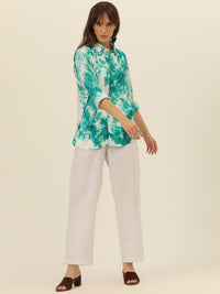 Sustainable Pashmina Hand Tie Dye Women Shirt