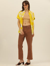 Sustainable Modal Hand Tie Dye Slim Fit Women Shirt