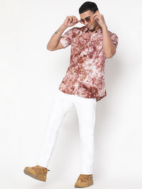 Sustainable Modal Tie Dye Slim Fit Unisex Shirt