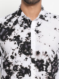 Sustainable Slim Fit Full Sleeve Hand Tie Dye Shirt