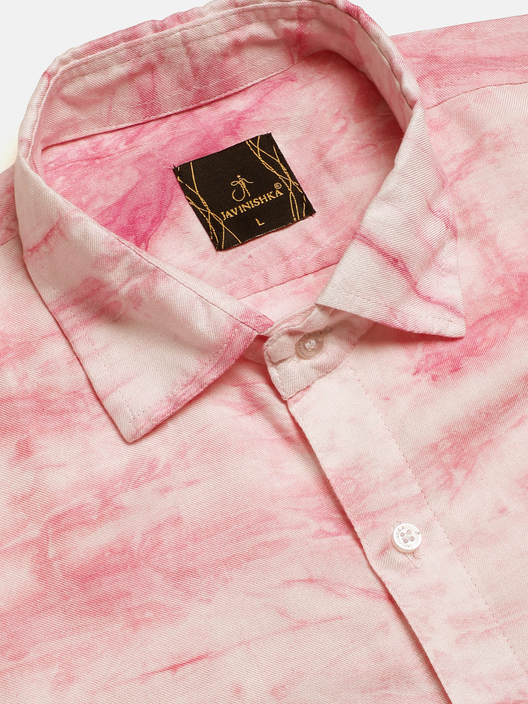 Pastel Tie Dye Slim Fit Unisex Rayon Shirt
