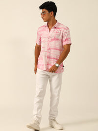 Pastel Tie Dye Slim Fit Unisex Rayon Shirt