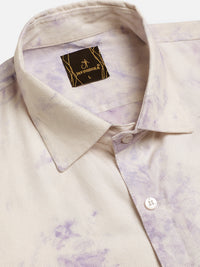 Pastel Tie Dye Slim Fit Unisex Rayon Shirt