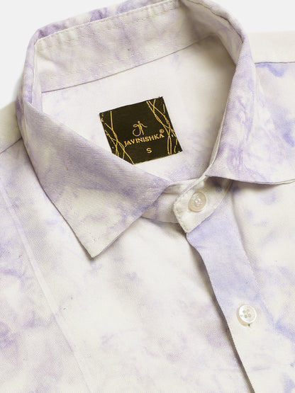 Pastel Hand Tie Dye Rayon Women Shirt