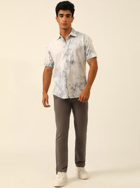Pastel Tie Dye Slim Fit Unisex Rayon Shirt