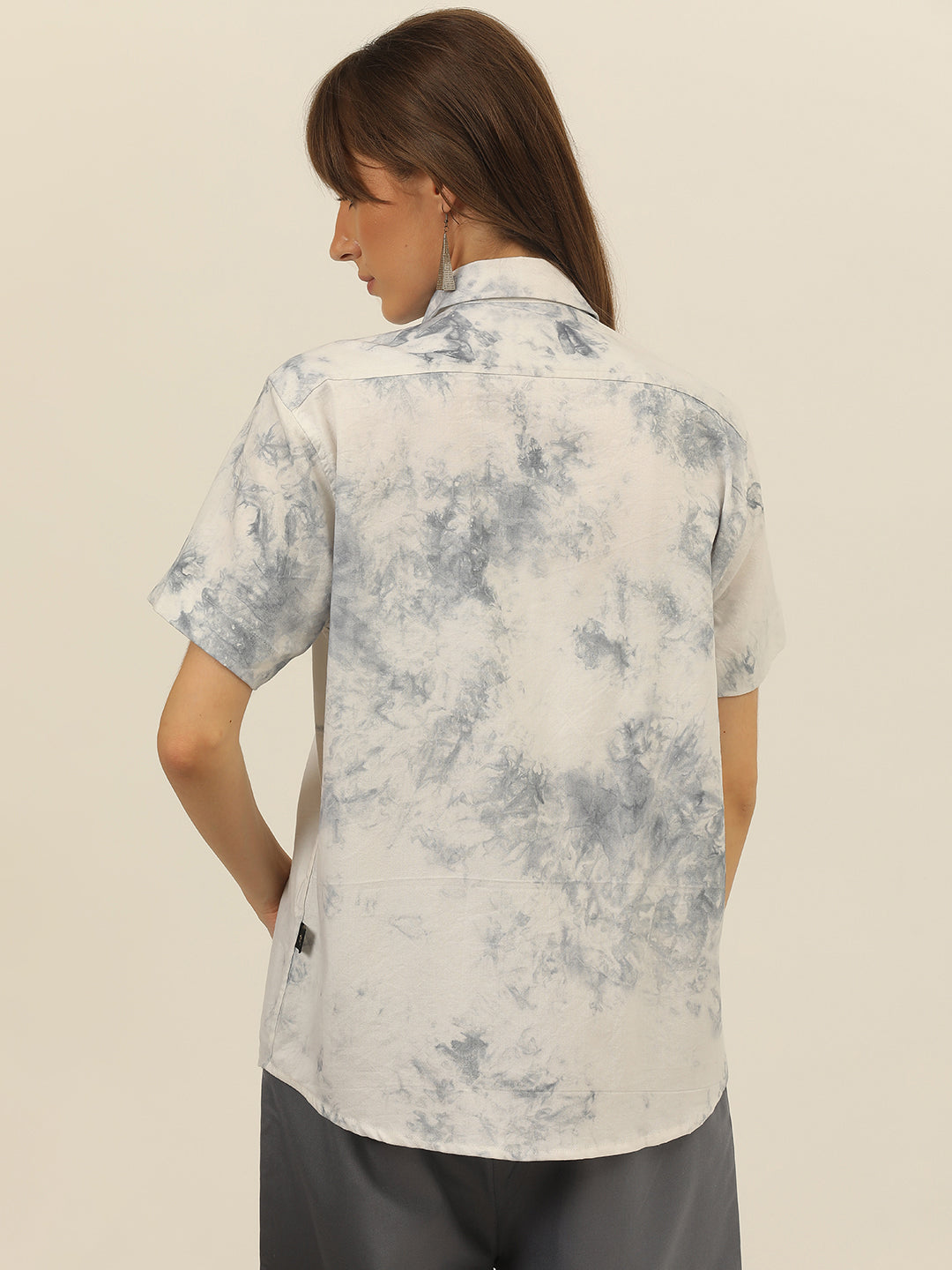 Pastel Hand Tie Dye Rayon Women Shirt