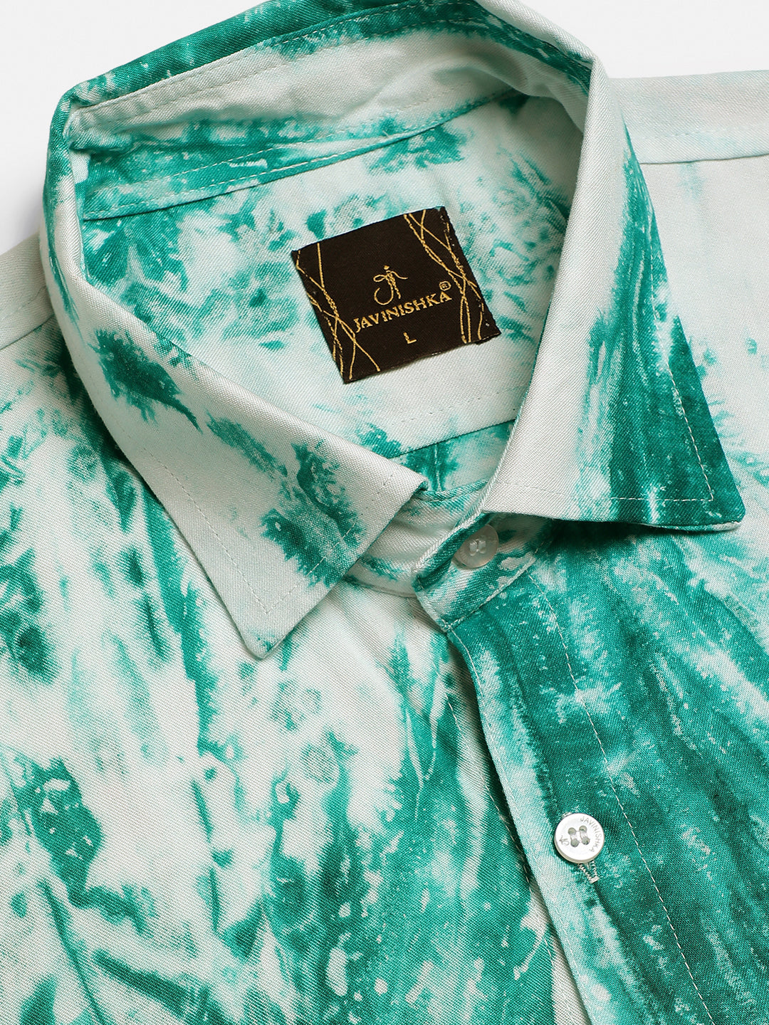 Pastel Tie Dye Slim Fit Unisex Rayon Shirt