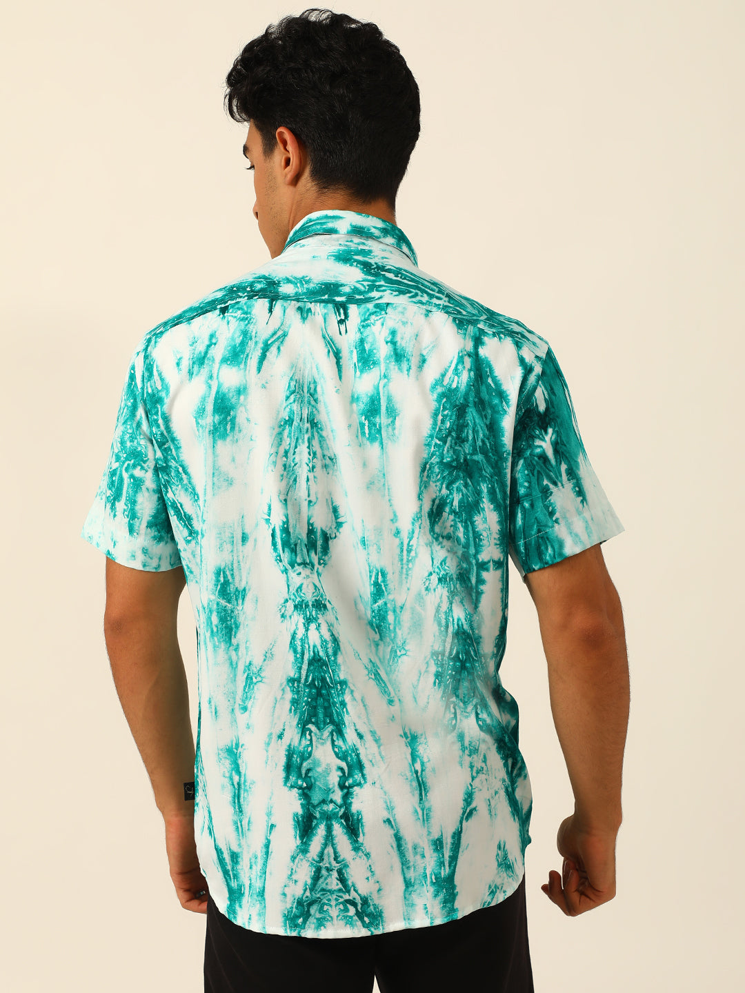 Pastel Tie Dye Slim Fit Unisex Rayon Shirt