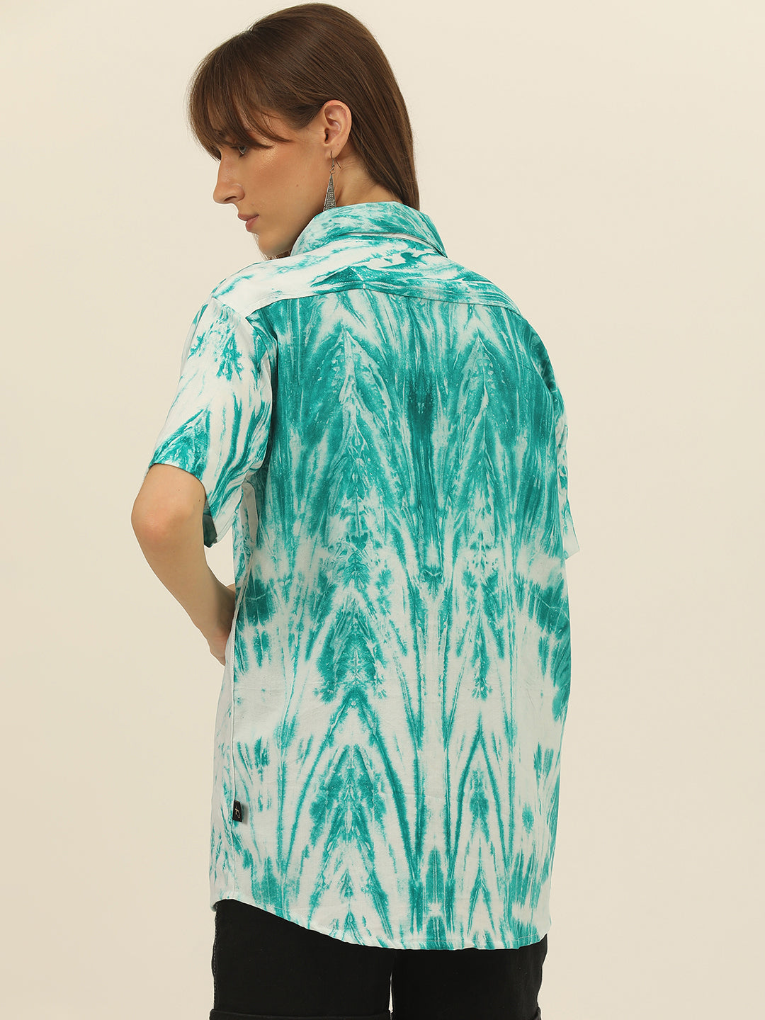 Pastel Hand Tie Dye Rayon Women Shirt