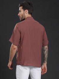 Oversized Cuban Collar Unisex Shirt