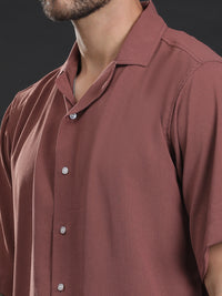 Oversized Cuban Collar Unisex Shirt