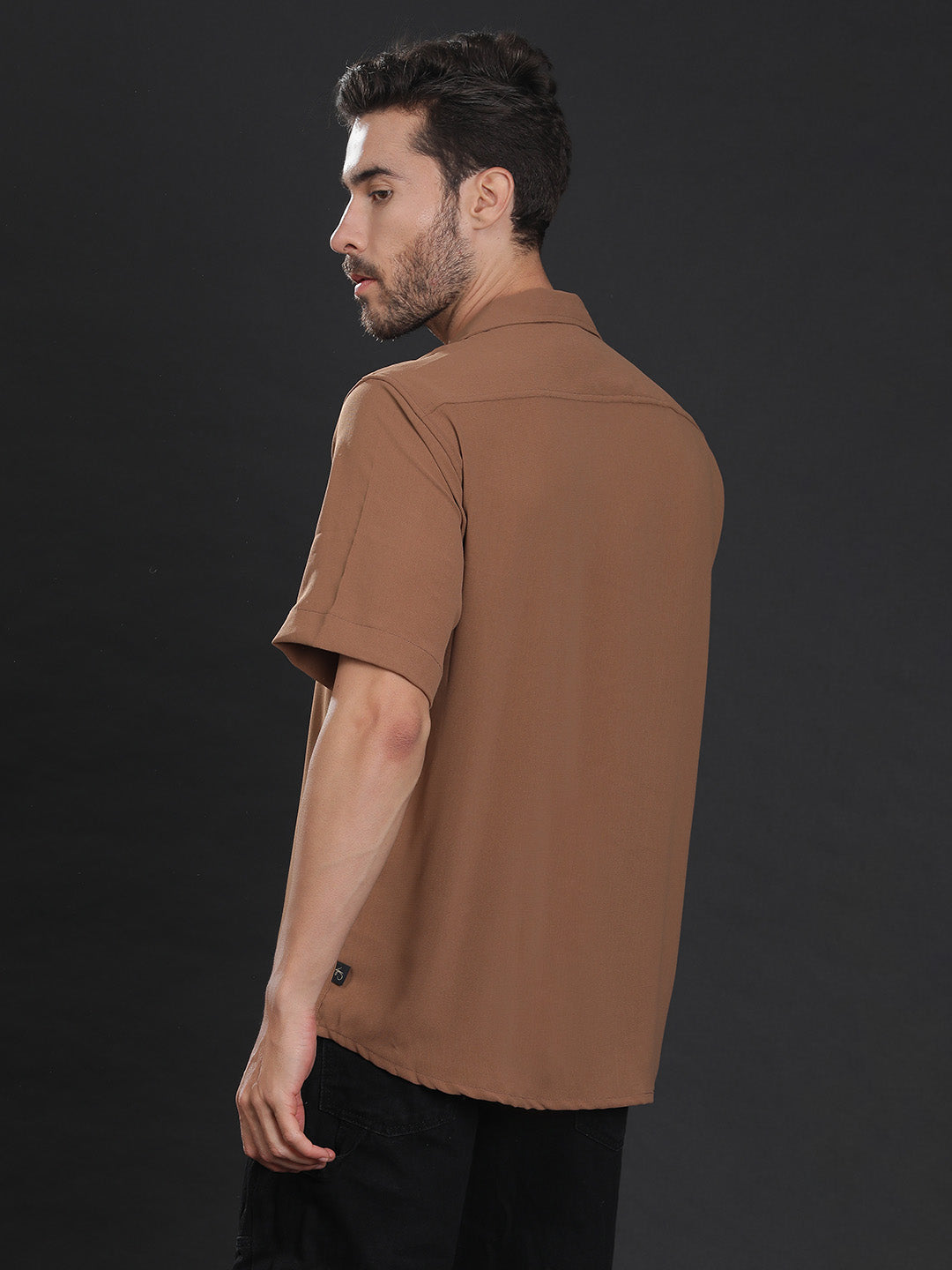 Oversized Cuban Collar Unisex Shirt