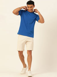 Solid Round Neck Men Comfort Fit T-Shirt