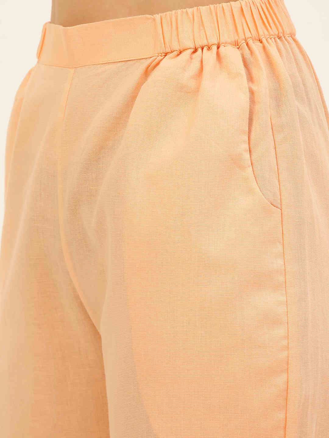 Cotton Linen Crop Shirt & Trouser Slim Fit Co-ord Set