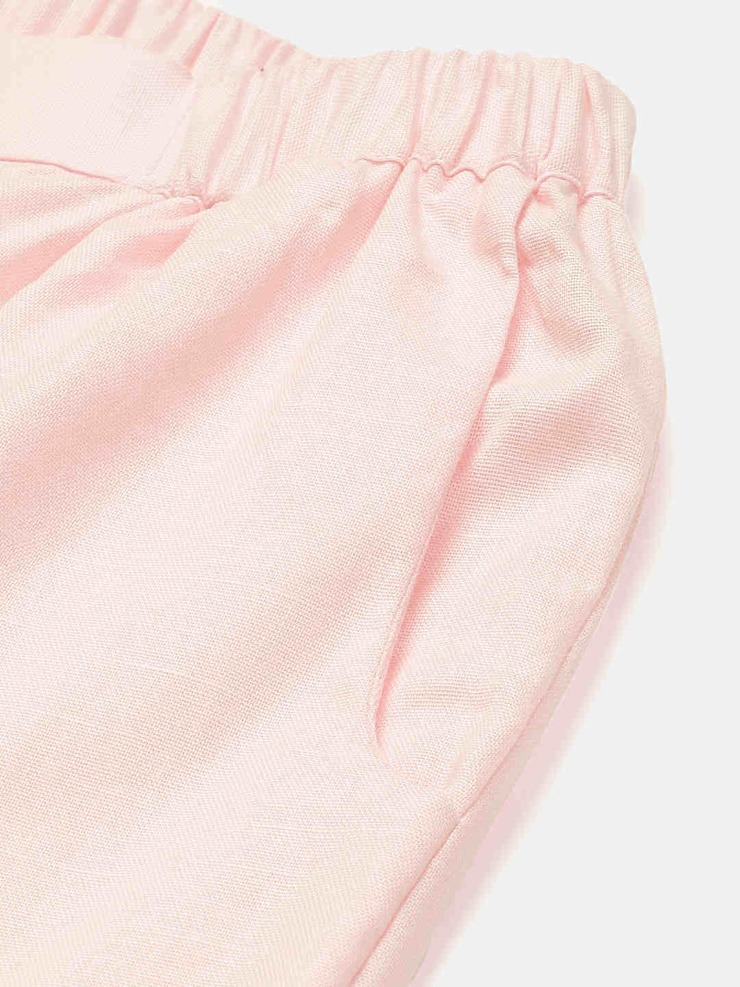 Cotton Linen Crop Shirt & Trouser Slim Fit Co-ord Set