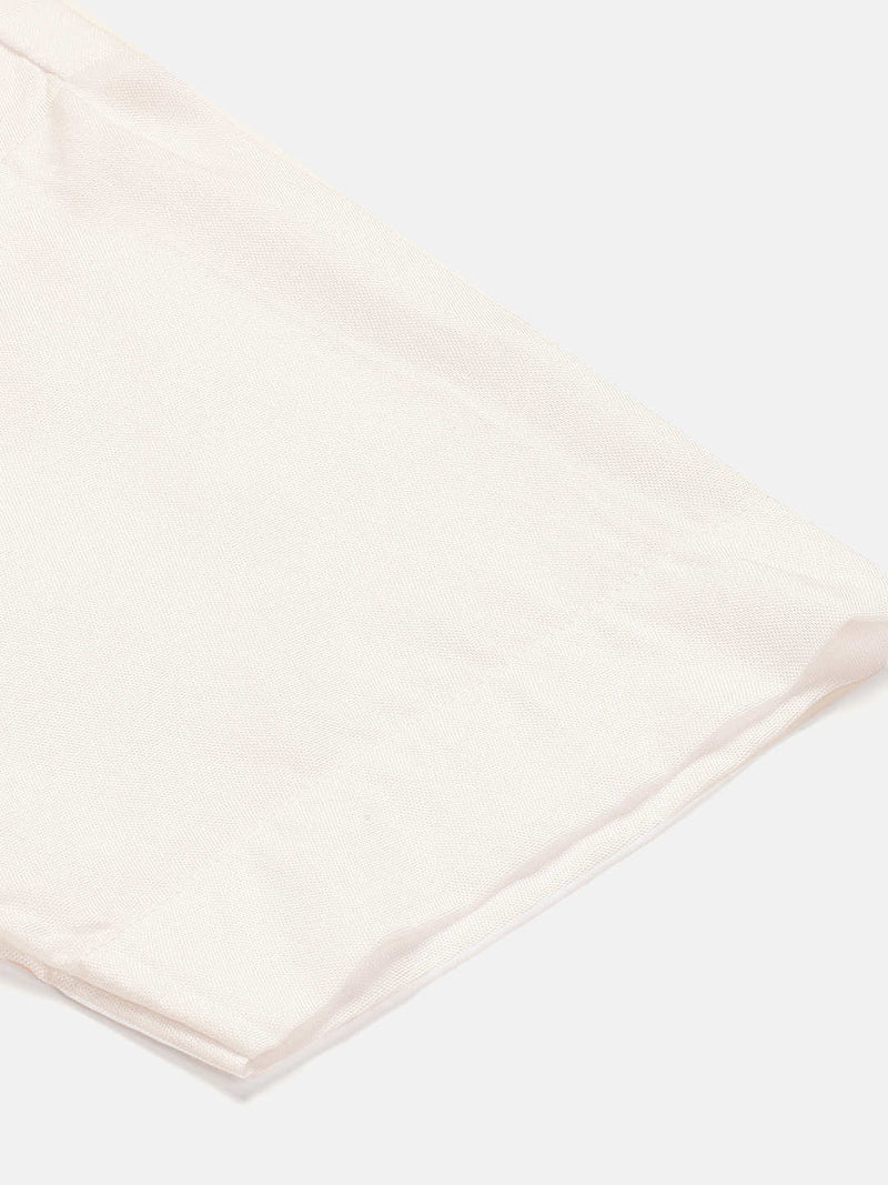 Solid Rayon Crop Shirt