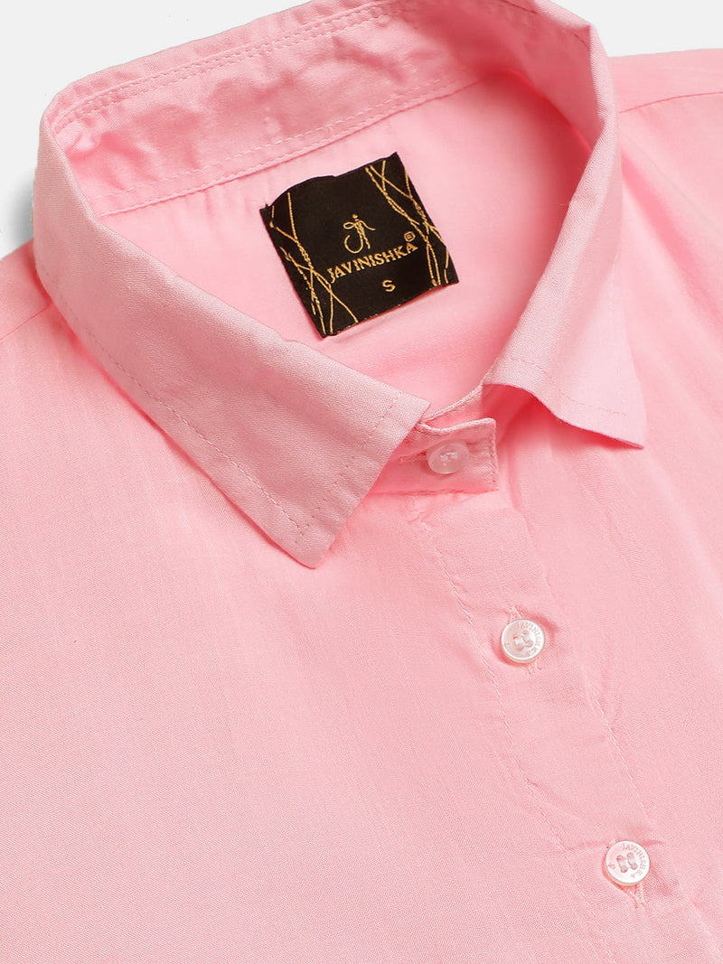 Softest Pastel Coloured Modal Women Crop Shirt