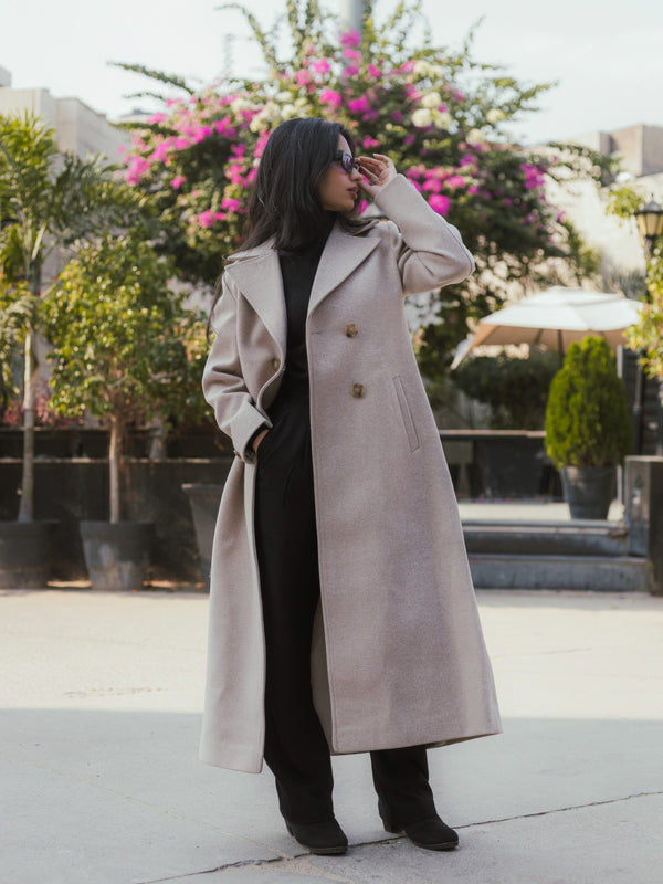 Women Ankle Length Long Trench Coat