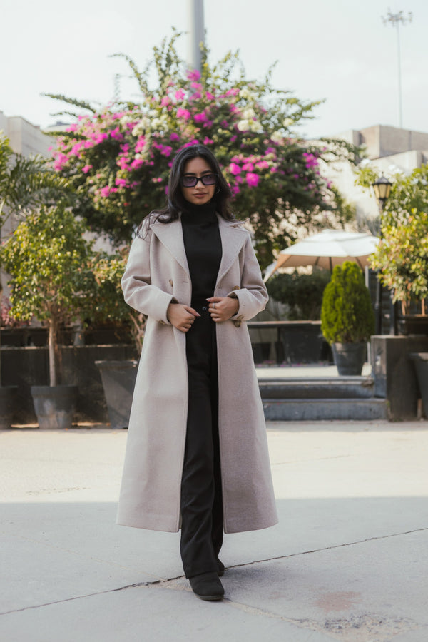 Women Ankle Length Long Trench Coat
