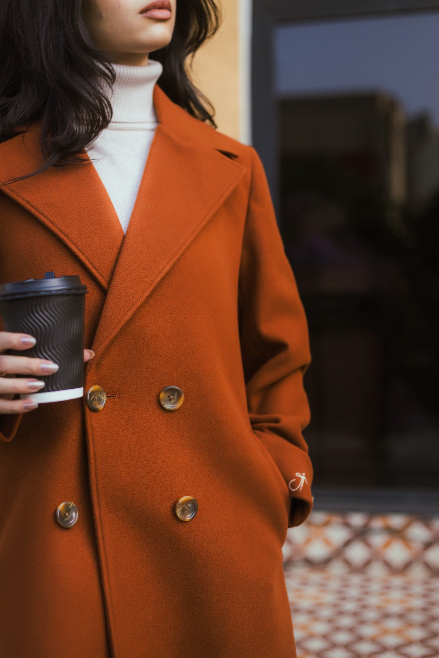 Women Ankle Length Long Trench Coat