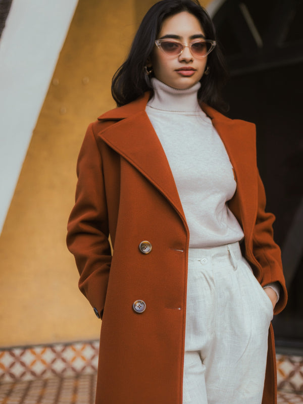 Women Ankle Length Long Trench Coat
