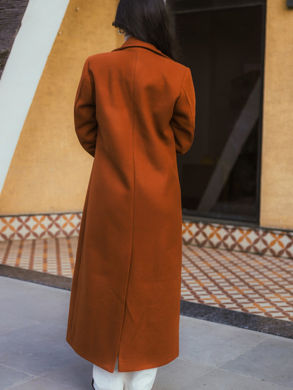 Women Ankle Length Long Trench Coat