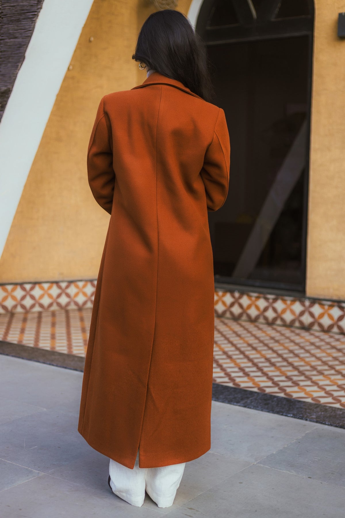 Women Ankle Length Long Trench Coat