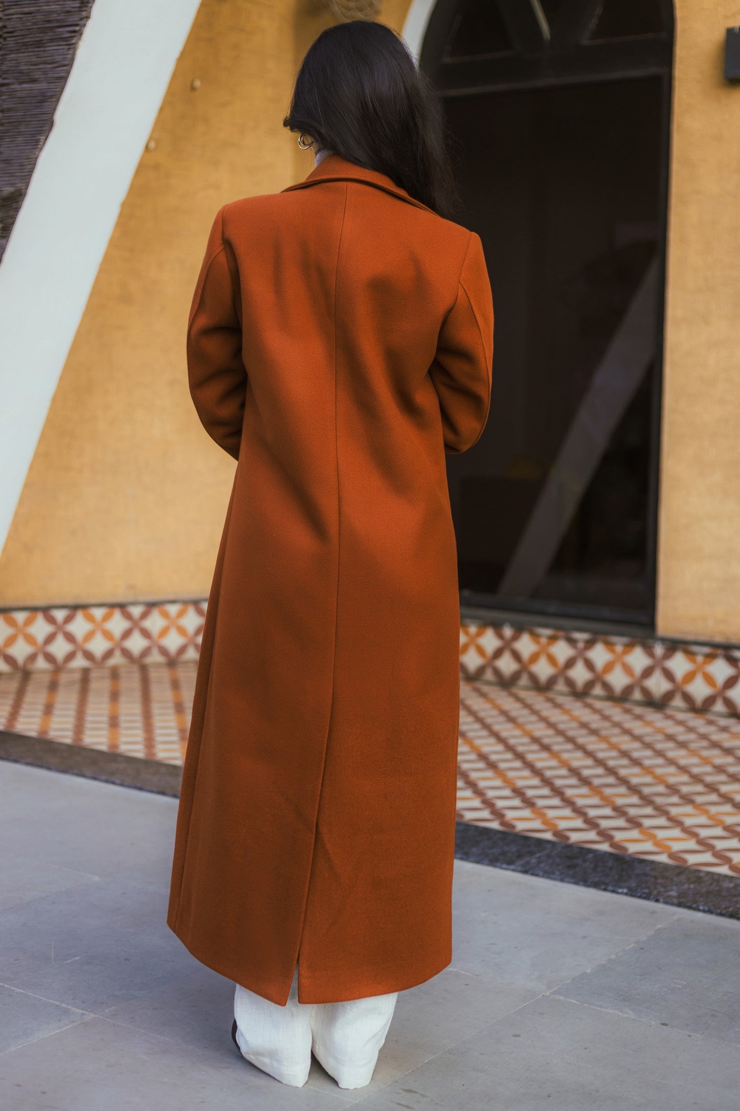 Women Ankle Length Long Trench Coat