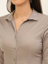 Finest Egyptian Giza Satin Women Formal Shirt