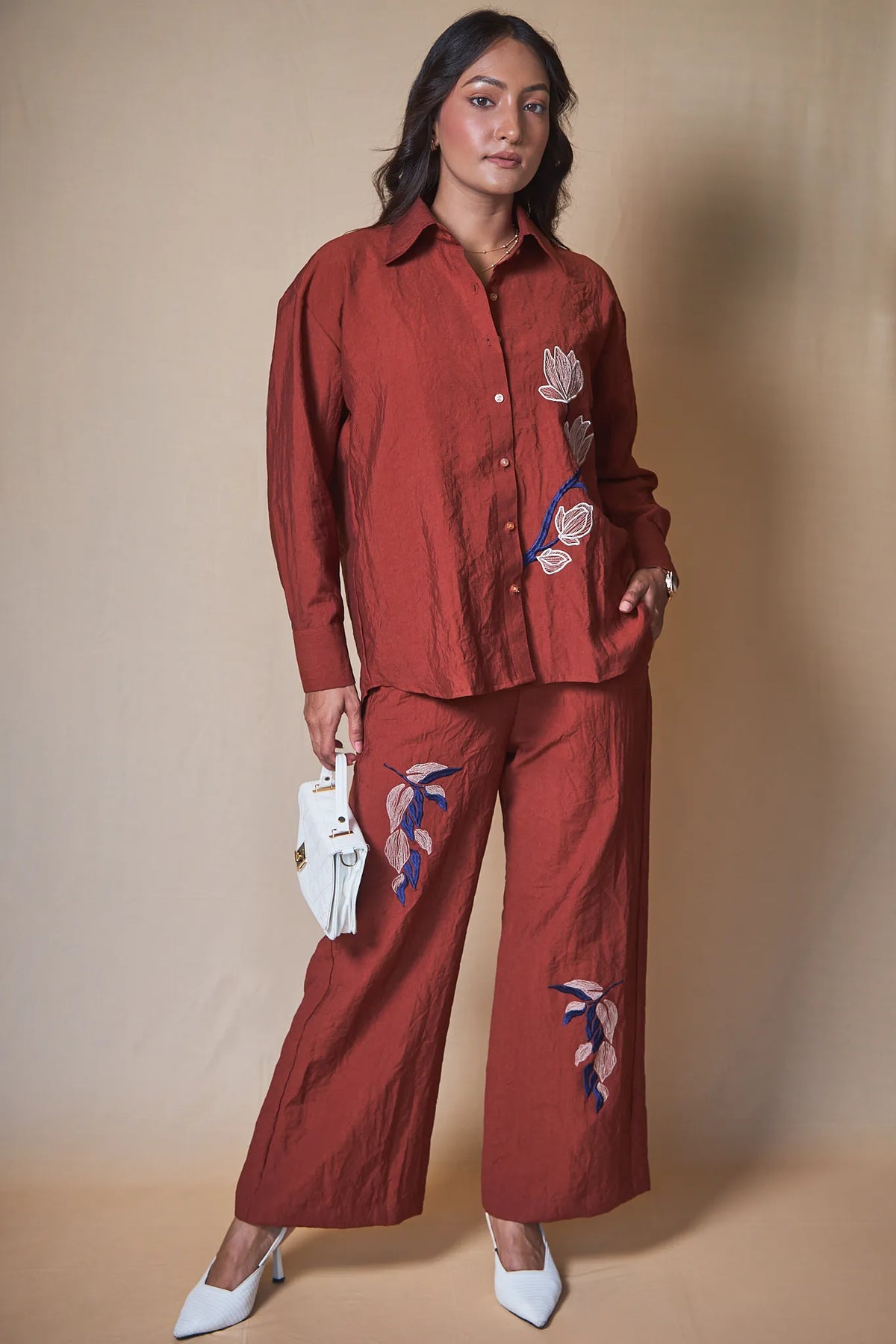 Women Embroidered Trousers
