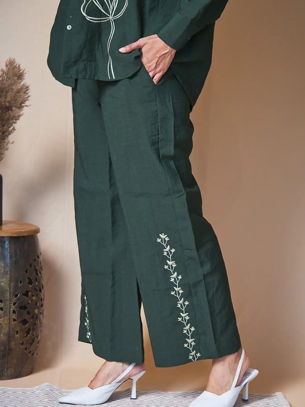 Women Embroidered Trousers