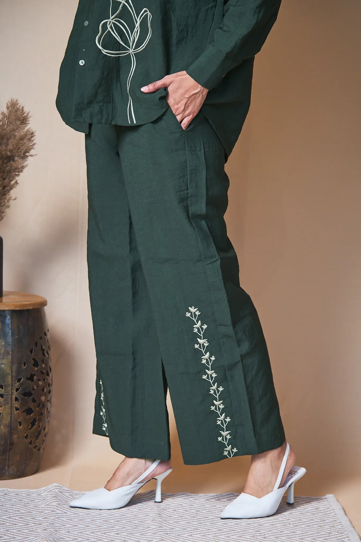 Women Embroidered Trousers