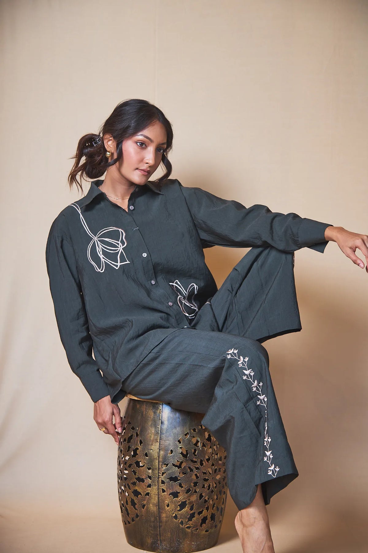 Women Embroidered Trousers