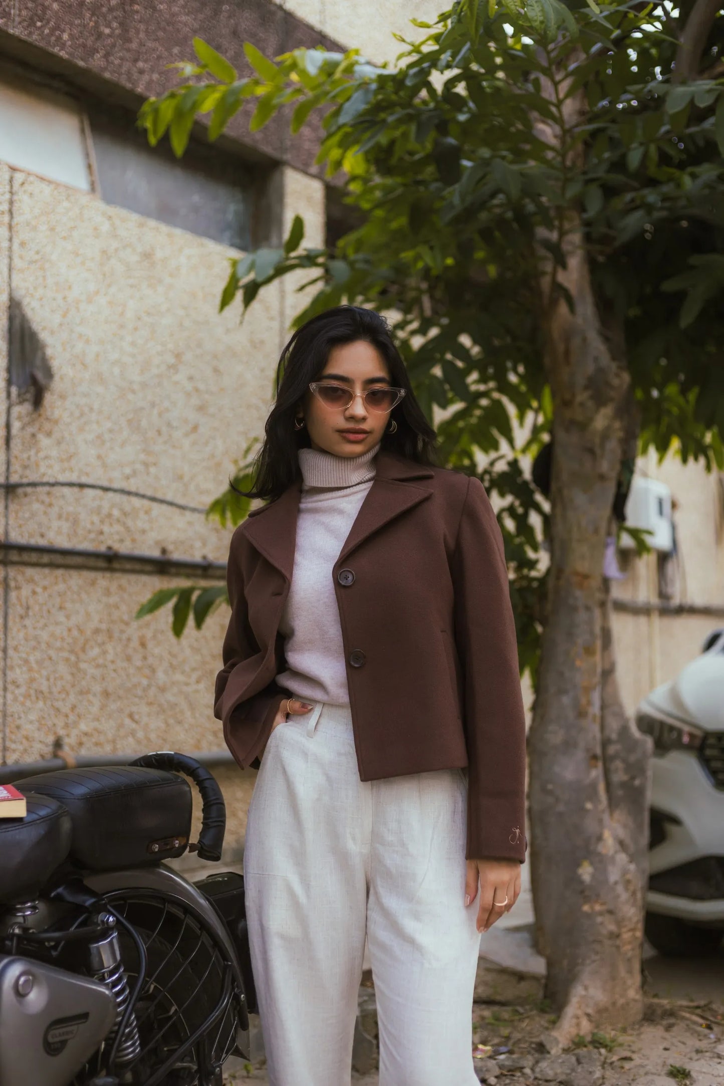 Women Crop Length Short Coat