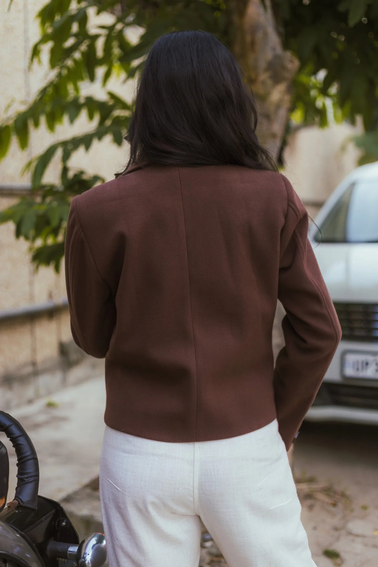 Women Crop Length Short Coat