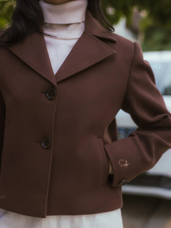 Women Crop Length Short Coat