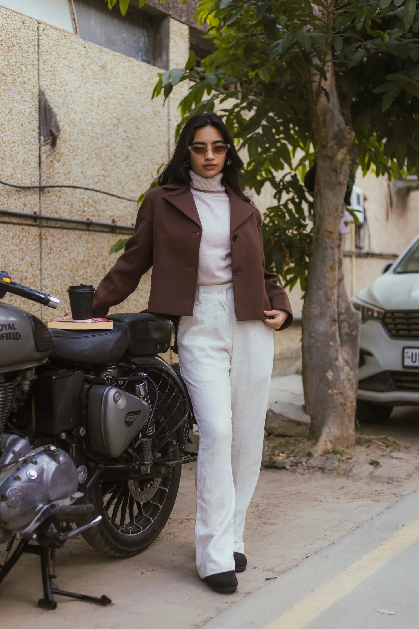 Women Crop Length Short Coat