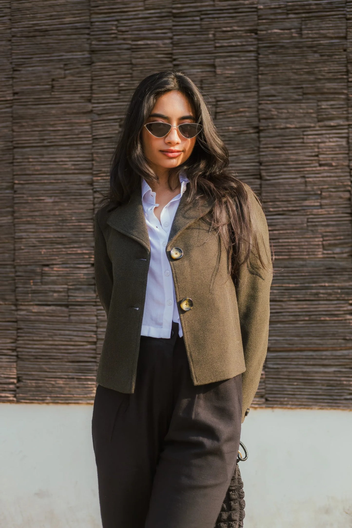 Women Crop Length Short Coat