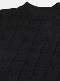 Heavy Cable Knitted Unisex Wool Unisex Sweater