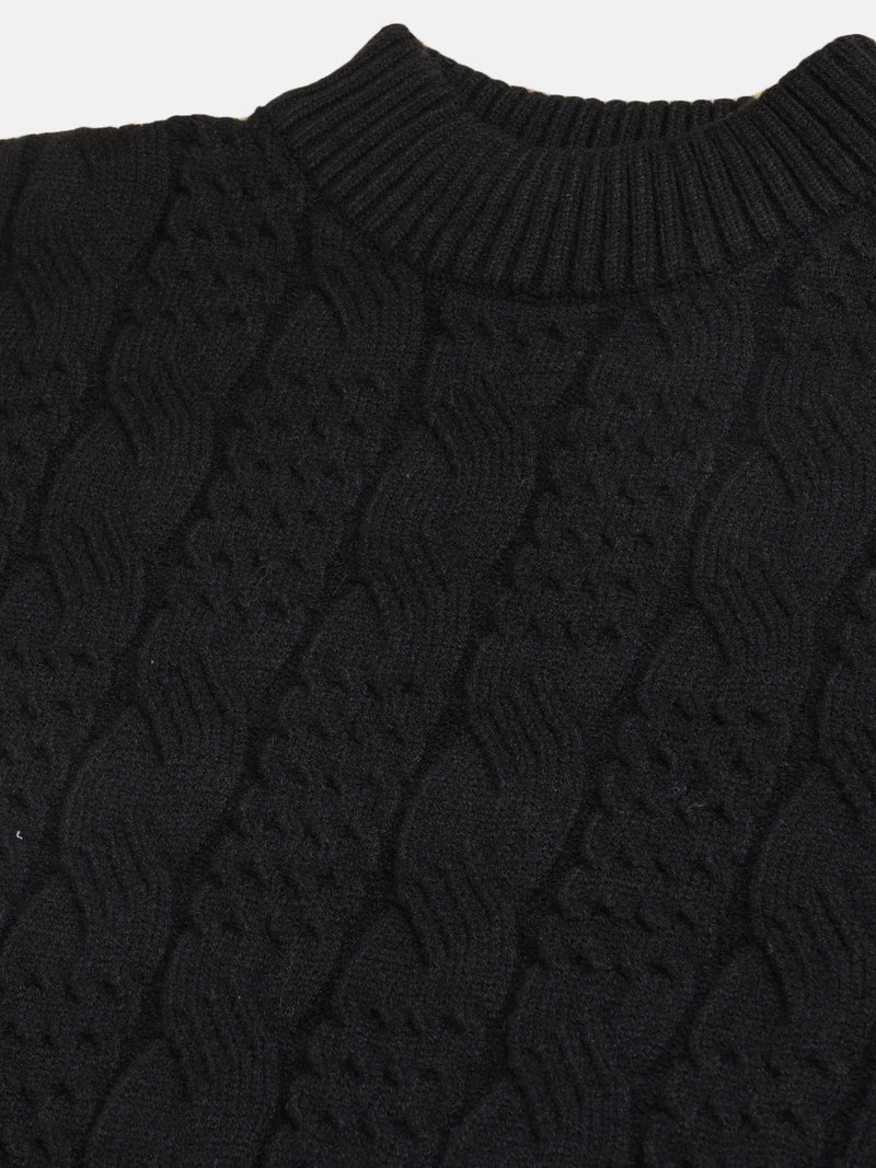 Heavy Cable Knitted Unisex Wool Unisex Sweater