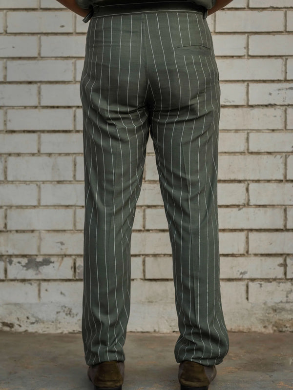 Striped Tailored Fit Gurkha Pants