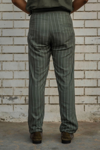 Striped Tailored Fit Gurkha Pants