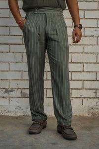 Striped Tailored Fit Gurkha Pants