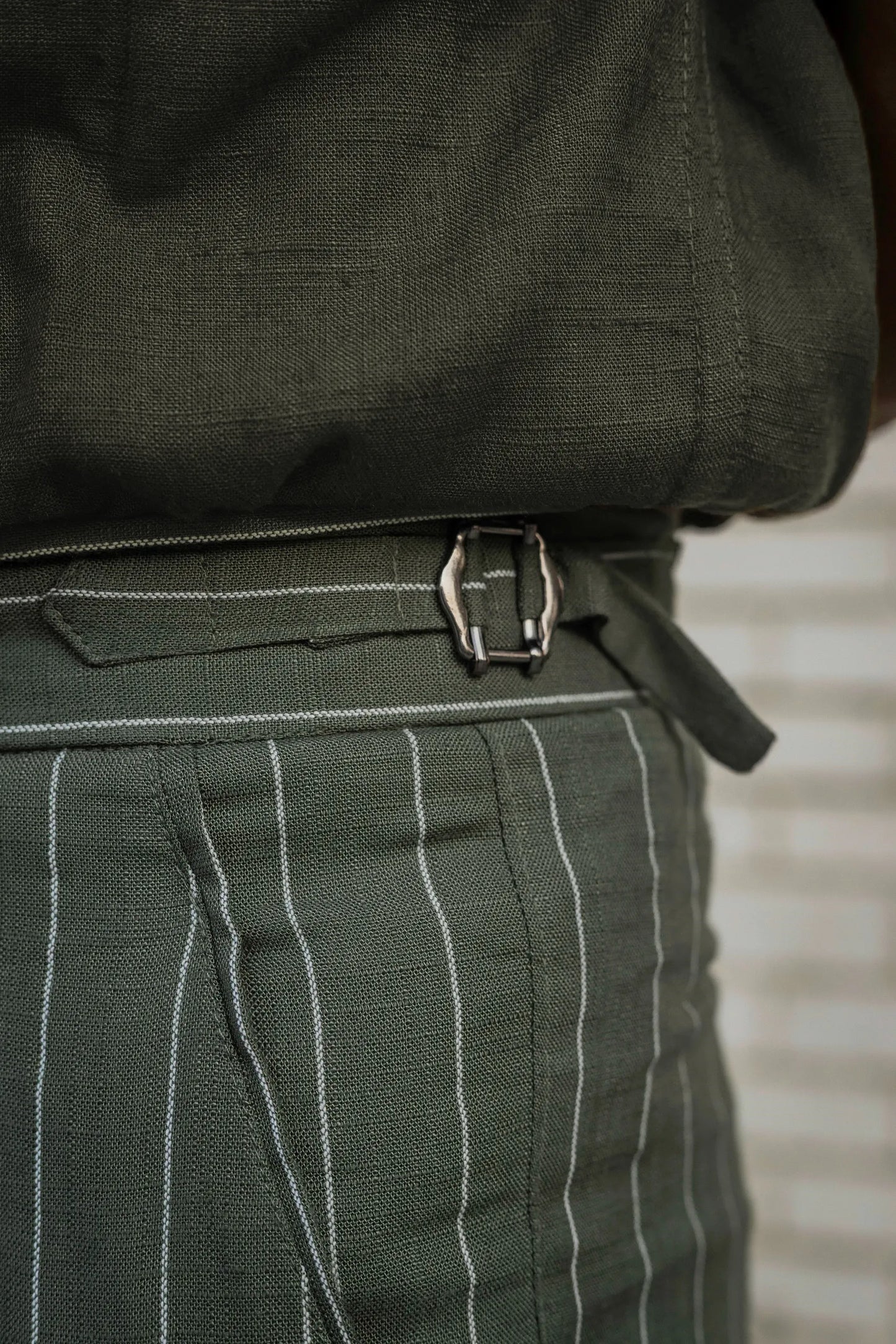 Striped Tailored Fit Gurkha Pants