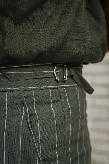 Striped Tailored Fit Gurkha Pants